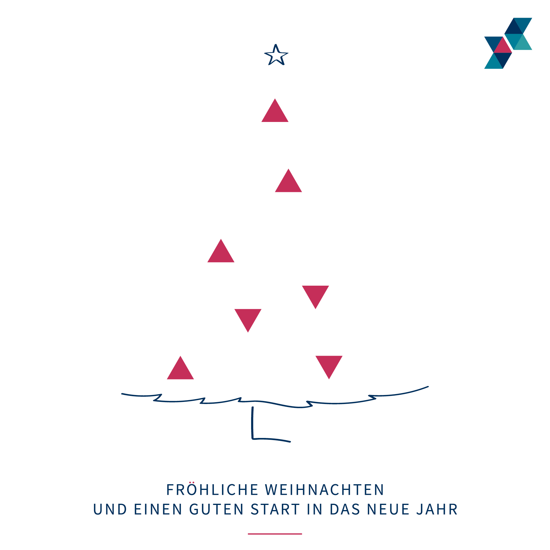 Grafische Weihnachtsgrüße 